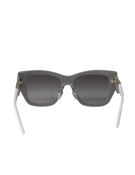 Prada SPR 21Y 07Z-08I Square Shape Gris Blanco