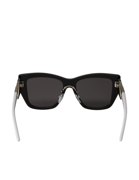 Prada SPR 21Y 1AB-5S0 Square Shape White Black