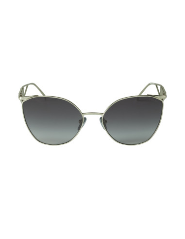 Prada SPR 50ZS 1BC-09S Irregular Sunglasses Silver Gray Gradient