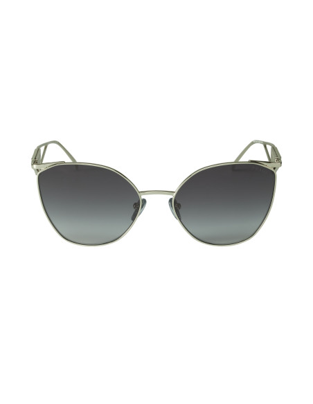 Prada SPR 50ZS 1BC-09S Irregular Sunglasses Silver Gray Gradient