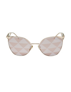 Prada SPR 50ZS SVF-05T Irregular Pink Gold Tampo Triangles 2