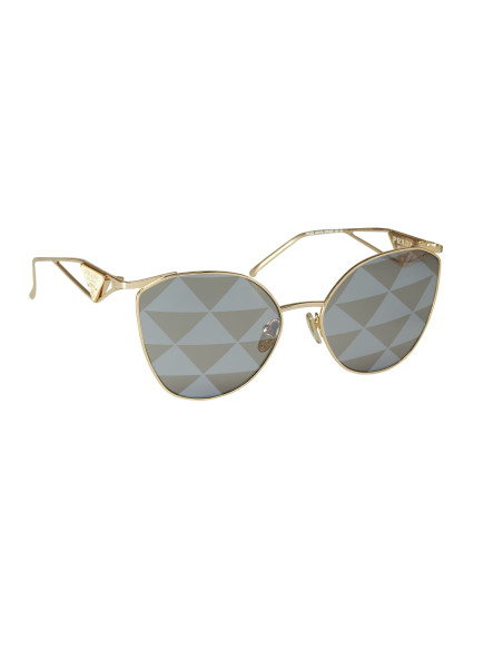 Prada SPR 50ZS ZVN-04T Irregular Pale Gold Tampo Triangles