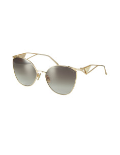 Prada SPR 50ZS ZVN-3D0 Irregular Pale Gold Brown Gradient