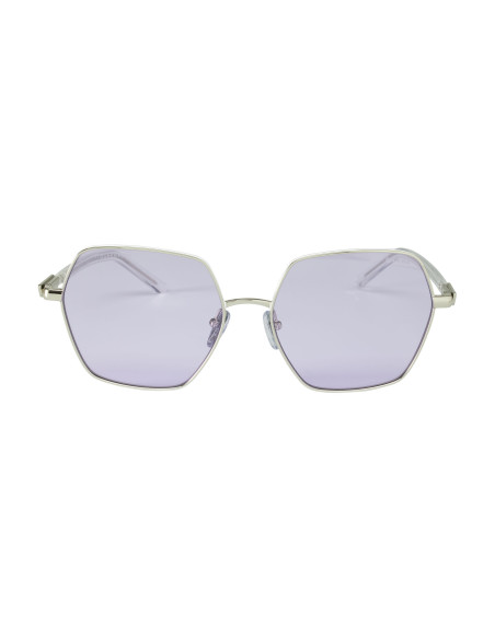 Prada SPR56Y 1BC-09M Hexagon Shape Lila Plata