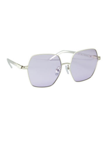 Prada SPR56Y 1BC-09M Hexagon Shape Lila Plata