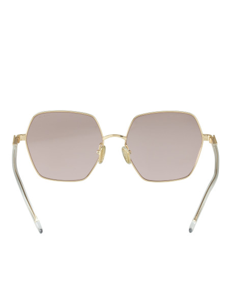 Prada SPR56Y ZVN-06I Hexagon Shape Rosa Dorado