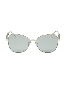 Prada SPR 57YS 1BC-07D Butterfly Shape Gray Silver 2