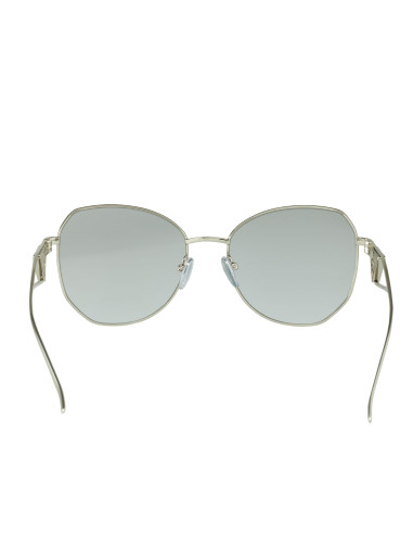 Prada SPR 57YS 1BC-07D Butterfly Shape Gray Silver