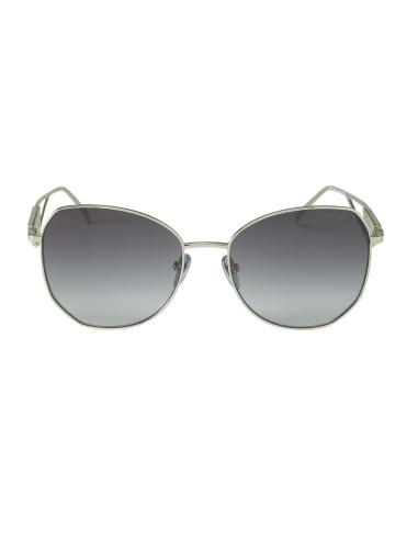 Prada SPR 57YS 1BC-5D1 Butterfly Shape Silver Grey Shaded