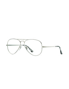Ray Ban Oftalmico Rb6489 2501 Plateado Aviator Large Metal | Sunnie...