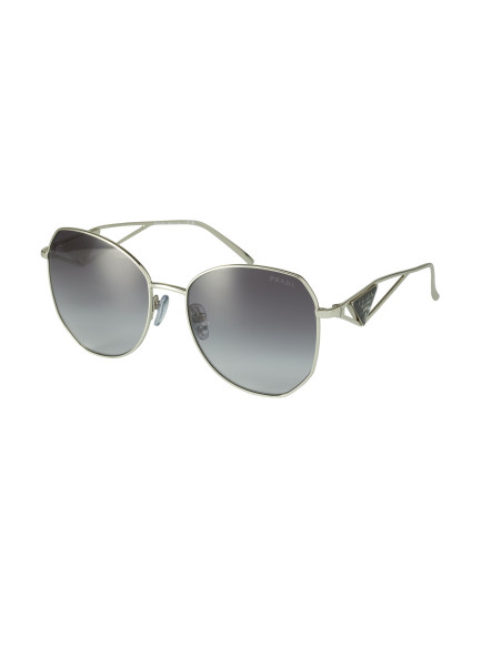Prada SPR 57YS 1BC-5D1 Butterfly Shape Silver Grey Shaded