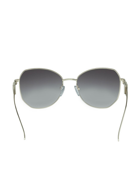 Prada SPR 57YS 1BC-5D1 Butterfly Shape Silver Grey Shaded
