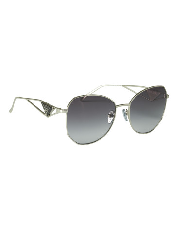 Prada SPR 57YS 1BC-5D1 Butterfly Shape Silver Grey Shaded