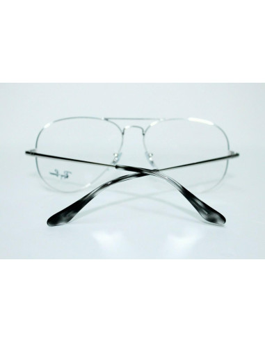 Ray Ban Oftalmico Rb6489 2501 Plateado Aviator Large Metal | Sunnie...