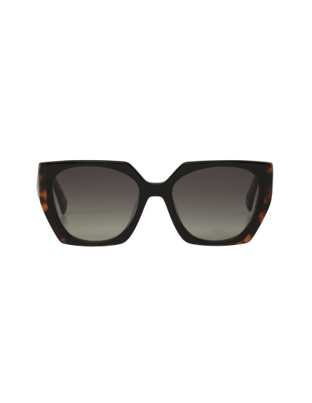 Prada SPR15W  389-0A7 Rectangle Shape Carey Negro