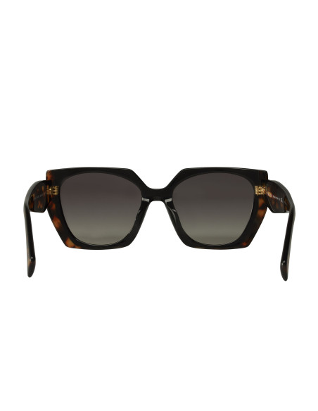Prada SPR15W  389-0A7 Rectangle Shape Carey Negro