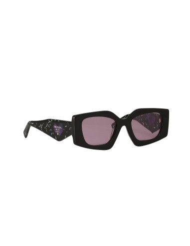 Prada SPR15Y-F 1AB-07Q Symbole abstract Vino Negro