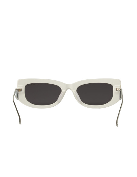 Prada SPR 14Y 142-5S0 Symbole Rectangle White Silver