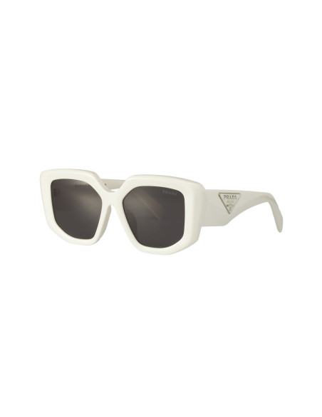 Prada SPR 14Z 142-5S0 Butterfly Shape Blanco Gris