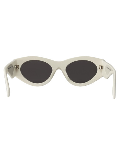 Prada SPR 20Z 142-5s0 Oval Shape Blanco Gris