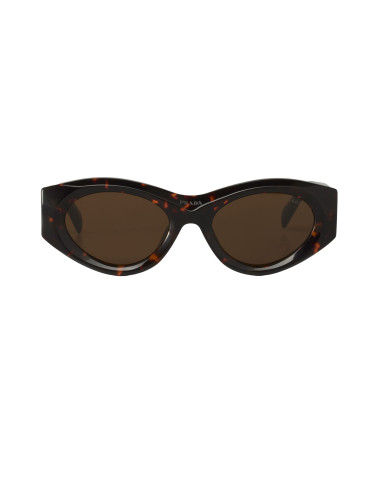 Prada SPR 20Z 2AU-6S1 Oval Shape Carey Cafe