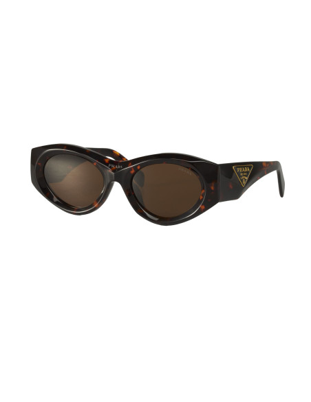 Prada SPR 20Z 2AU-6S1 Oval Shape Carey Cafe