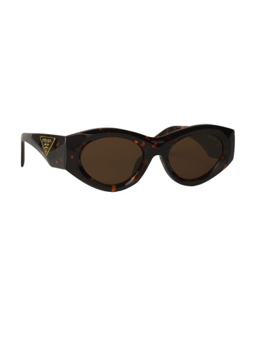 Prada SPR 20Z 2AU-6S1 Oval Shape Carey Cafe