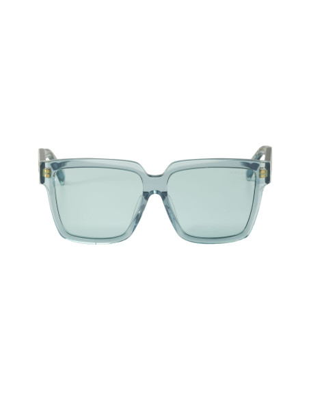 Prada SPR 24Z-F 15I-02F Square Shape Blue Gold