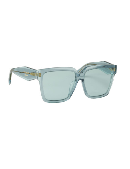 Prada SPR 24Z-F 15I-02F Square Shape Blue Gold