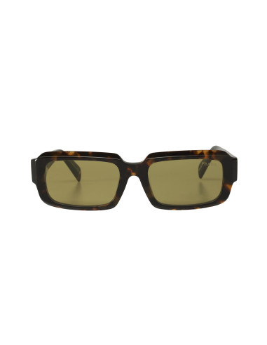 Prada SPR 27ZS 19J-09Z Square Shape Tortoise Gold
