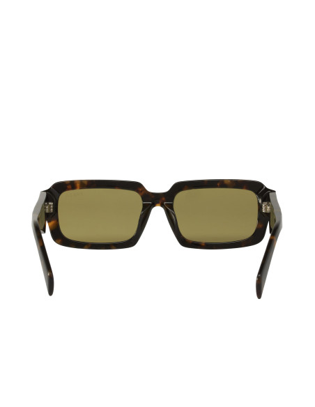 Prada SPR 27ZS 19J-09Z Square Shape Tortoise Gold