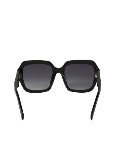 Prada SPR 28ZS 16K-09A Square Shape Black Silver