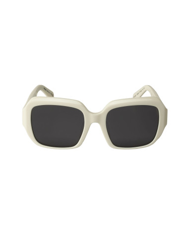 Prada SPR 28ZS 17K-08Z Square Shape White Silver