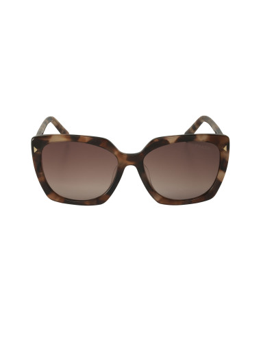 Prada SPR 23ZS 07R-0A6 Square Shape Tortoise Gradient
