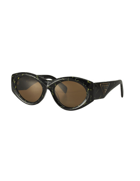 Prada PR 20ZS 19D-01T Square Shape Cafe Negro