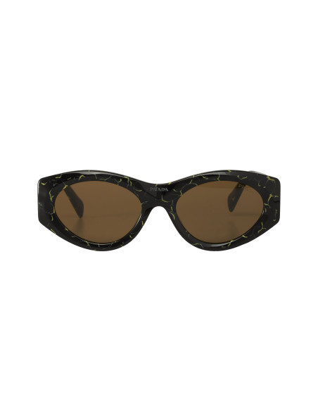 Prada PR 20ZS 19D-01T Square Shape Cafe Negro