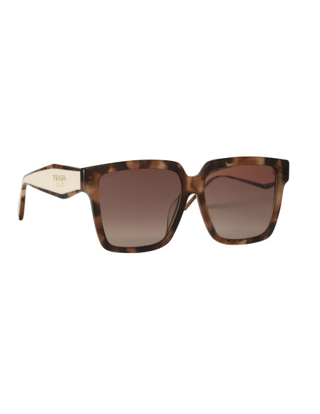 Prada SPR 24Z 07R-0A6 Square Shape Caramel Tortoise
