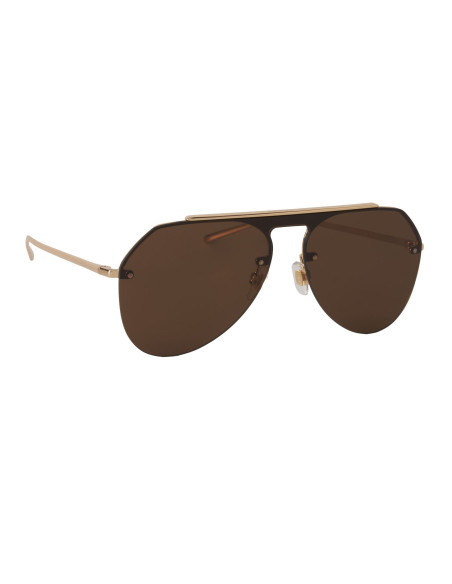 Dolce & Gabbana DG2213 02/73 Royal Aviator Cafe Dorado