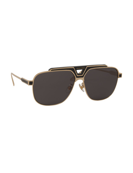 Dolce & Gabbana DG2256 1334/87 Aviator Square Negro Dorado