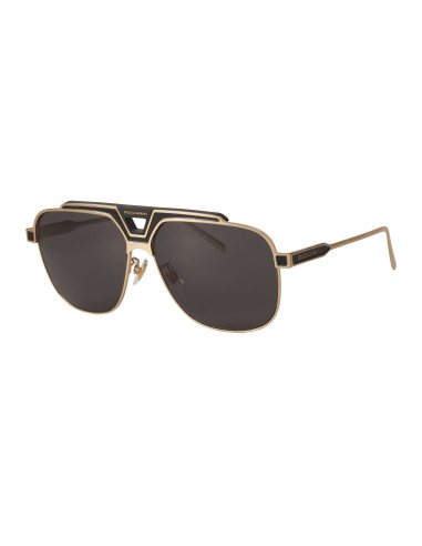 Dolce & Gabbana DG2256 1334/87 Aviator Square Negro Dorado