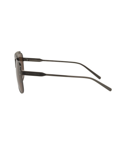 Dolce & Gabbana DG2256 1350/73 Aviator Square Cafe Gunmetal