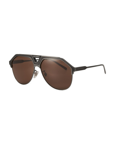 Dolce & Gabbana DG2257 1350/73 Aviator Cafe Gunmetal