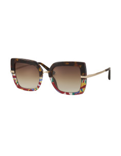 Dolce & Gabbana DG4373 3278/13 Square Shape Cafe Rojo Dorado