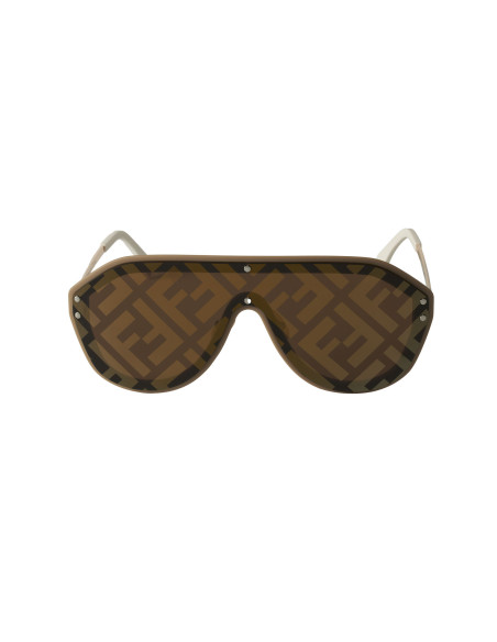 Fendi FF M0039/G/S 10A/7Y New Aviator Beige Gold