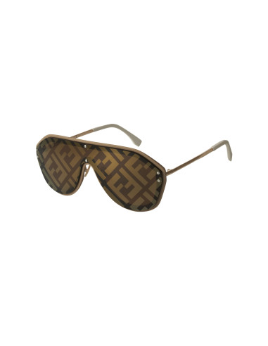 Fendi FF M0039/G/S 10A/7Y New Aviator Beige Gold