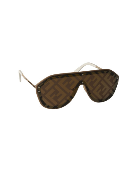 Fendi FF M0039/G/S 10A/7Y New Aviator Beige Gold