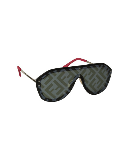 Fendi FF M0039/G/S 807/XR New Aviator Back Silver