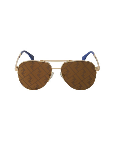 Fendi FF0036 001 New Aviator Shape Dorado Espejo