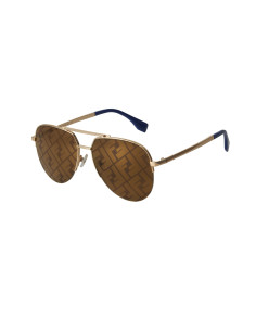 Fendi FF0036 001 New Aviator Shape Dorado Espejo