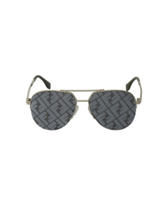 Fendi FF0036 003 New Aviator Shape Plata Espejo 2